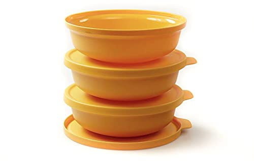 Tupperware Aloha 450 ml giallo (3) ciotola per servire insalatiera