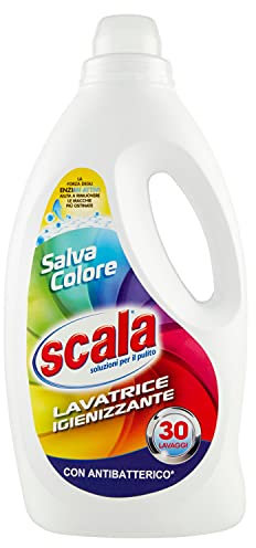 Detergente para lavadora salva color.