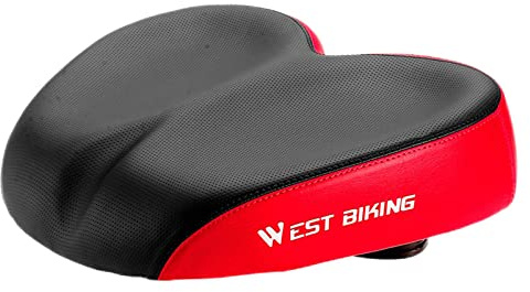 LOVIVER Bequemer Fahrradsattel Berg Weiches Pad Federstoßdämpfer Radfahren Fahrradsitz Keine Nase Radfahren Ersatz Frauen