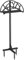 Mutool Supporto autoportante per tubo da giardino, supporto per tubo flessibile da giardino, supporto staccabile in metallo per tubo dell'acqua, resistente supporto per tubi da giardino con un altro