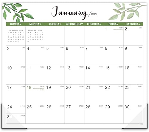 2026-2027 Magnetic Calendar for Refrigerator - 2026-2027 Magnetic Calendar from JUL.2026 - DEC.2027, 11.2x13'', Fridge Calendars 18 Months, Tear-off Pad, Large Blocks, Perfect for Refrigerator