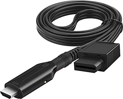 Jerilla Câble Wii vers HDMI, Convertisseur WII vers HDMI Connecteur Vidéo Audio HD Câble Adaptateur 720P/1080P Compatible avec Nintendo Wii, TV, Moniteur, Projecteur