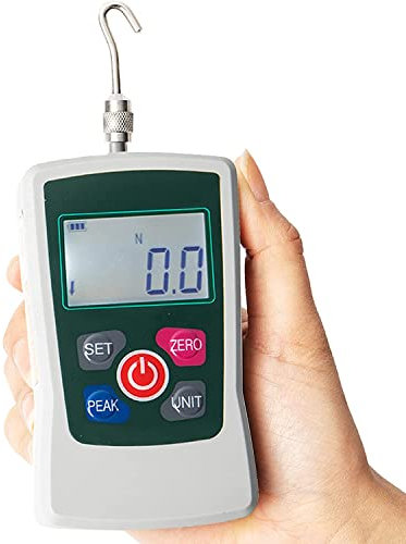 Beslands AMF 50 Digital Force Meter Push and Pull Tester Dynamometer Pressure Push Meter Portable Measuring Units N kg lb Oz