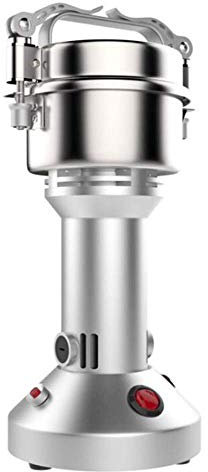 Electric Grain Grinder, 200g Flour Mill Grinder Machine, High Speed Gluten-Free Flours Spice Mill Powder Machine, Triples Steel Blade Grinder