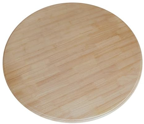 Lazy Susan Plato Giratorio De Madera, 60cm 70cm 80cm 90cm 100cm Bandeja De Servicio De Mesa Giratorio Grande Para Cocina Hotel, Bajo Nivel De Ruido (Color : Log, Size : 90cm/35in)