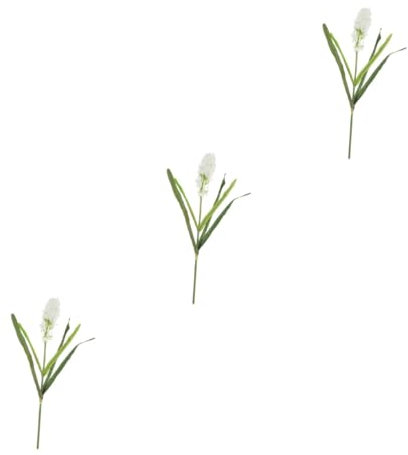 STOBAZA Blütenköpfe Zum Basteln 3 STK Simulationsblume Hyazinthe Hyazinthenzwiebeln Vasenfüller Vase Mit Hyazinthenzweigen Seidenblumen Lieferungen Für Blumenarrangements Künstliche Pflanzen DIY Weiß
