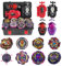 Netoke 8 in 1 Gyros Set, 4D Combat Gyros Battle con Launcher Gyros, incl. 4 pezzi Gyros Launcher Set, BB