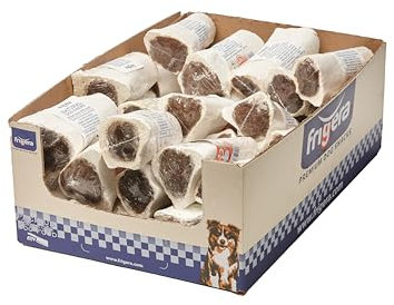 Frigera Gefüllter Knochen mit Rind 1St. 120g - Langanhaltender Kauspaß, Geringer Geruch, Proteinreiche Hundesnack