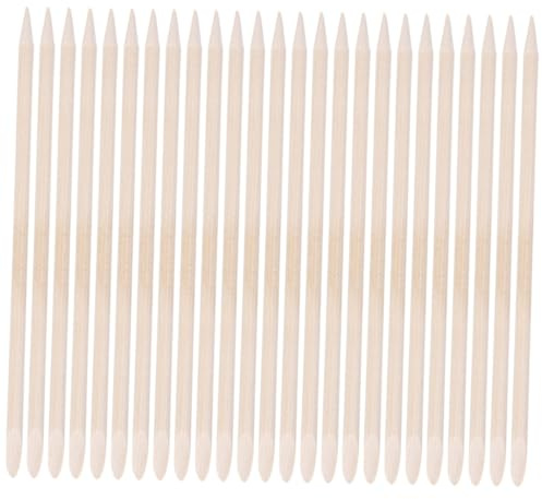 FRCOLOR Bastoncini in Legno D’arancio Per Manicure e Pedicure 50 Pezzi Spingi Cuticole Per Unghie Lucidanti Rimozione Pelle Morta Strumenti Professionali Per Nail Art Uso Domestico e Centri Estetici