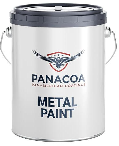 PANACOA Metallschutzlack 3in1 Metalllack Metallfarbe Rostschutzfarbe l Silbergrau 2,5L