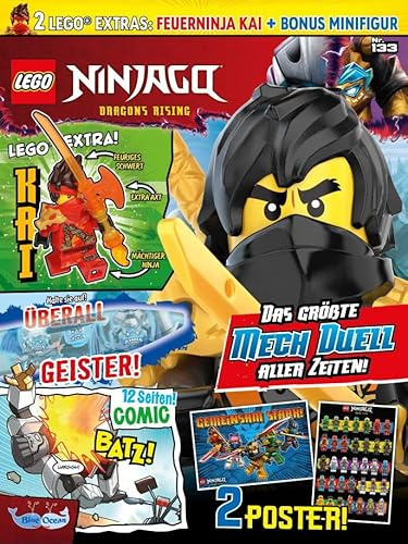 LEGO Ninjago (MoS) 133/2025 Extra: Feuerninja Kai + Bonus Minifigur