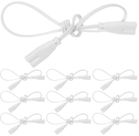Cabilock 10 pezzi Cavo Lampada LED Pin Prolunga Maschio-maschio per Collegamento Filo Lampada Connettore Sostitutivo Sicuro e Flessibile per Installazioni Luci Continua