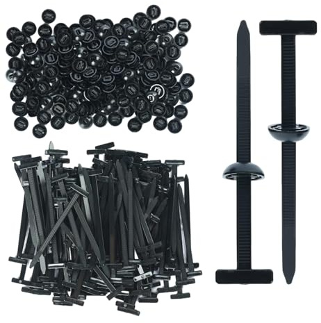 HhBdy 150 Piezas Brida Universal de Nailon para Cables, Bridas Plastico Autoblocante Bridas para Cables Cierre Rápido, Cable Ties Multifuncional para Autos Rutina Reparaciones del Hogar
