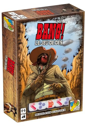 Asmodee - Bang ! Le Jeu de Dés - Jeu de Société Far West