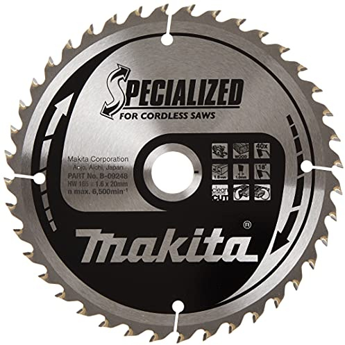 Makita B-32960 Specialized Blade for Cordless Saws 165x20x40T