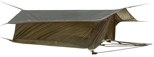 Rothco Jungle Hammock with Mosquito Net and Rain Fly Roof – Portable and Lightweight – Great for Camping, Backpacking, and More