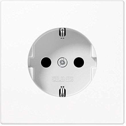 Jung LS 1520 WW Steckdose alpinweiss