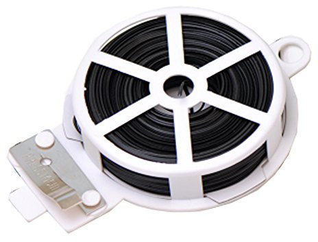 Lien de fixation en métal polyvalent de 50 m HLHome, Pour cuisine, bricolage, Attaches, Sac alimentaire, Sac de congélation, Bande d’attache 1pcs Noir