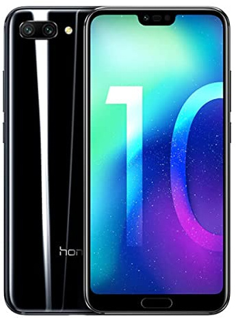 Honor 10 Smartphone (14,83 cm (5,84 Zoll), Full HD+ Touch-Display, 64GB interner Speicher, 4GB RAM, Schwarz - Deutsche Version