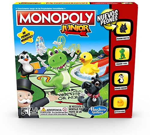 Monopoly Junior Hasbro A6984793 (Spanische Version)[Exklusiv bei Amazon]