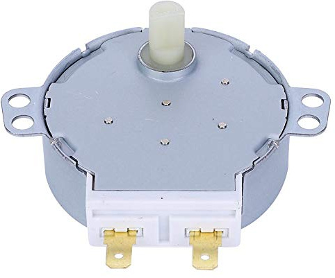 Synchronmotor, 2PCS TYJ50-8A7 Synchronmotor AC220-240V Mikrowellen-Plattenspieler-Motor Nicht leicht zu rosten Verschleißfestigkeit Korrosionsbeständigkeit