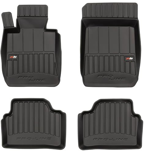 MOTOS Gummimatten Auto Fussmatte passend für BMW 3er E90 2004-2012 Limousine, passt nicht für xDrive Verbessern Sie Ihren Reisekomfort mit Antirutschmatte Auto 3D- Allwetter fußmatten Auto, Schutz vor