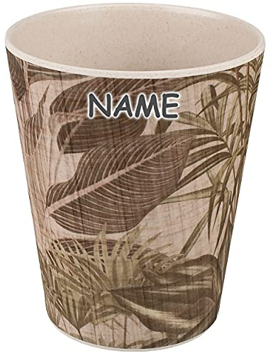 alles-meine.de GmbH Geschirr Motiv & Artikel wählbar__ MELAMIN - Trinkbecher/Zahnputzbecher/Malbecher - Pflanzen - inkl. Name - 330 ml - Saftbecher mehrweg - Zahnputzbeche..