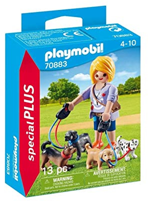 PLAYMOBIL Cuidadora de Perro 70883, a Partir de 4 años