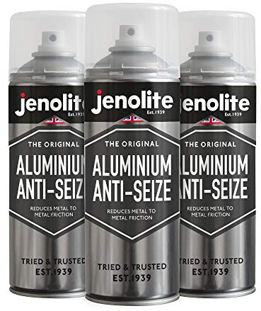 JENOLITE 3 x Aluminium Anti-grippage - Résistant aux hautes températures, à l'eau, lubrification longue durée - 3 x 400 ml