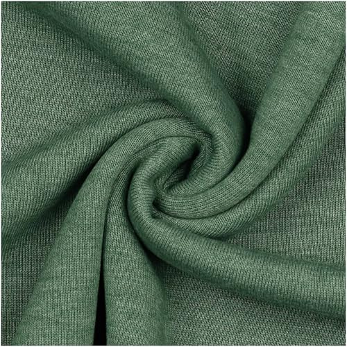 0,5m melierter Sweat-Stoff Meterware Oeko-Tex Sweatstoff Sweat Farbwahl