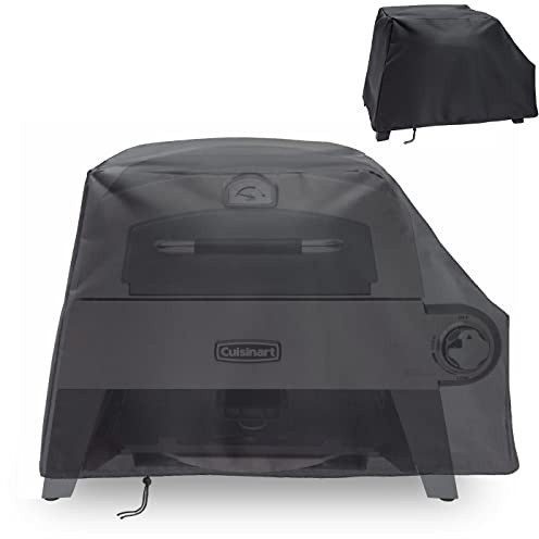 ZJYWSCH Pizza Oven Cover for Cuisinart CGG-403 3-in-1 Pizza Oven Plus Waterproof CGC-103 3 in 1 CGC-310 Cuisinart CPO-401 Outdoor Portable Pizza Oven Cover Heavy Duty
