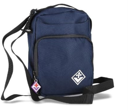 FCP Fiorentina Logo Nuovo Tracolla Borsa borsello Triplo Scomparto Ufficiale Gadget Accessori Ufficiale Viola Logo Nuovo Anni Adulto Bambino Ragazzo Uomo