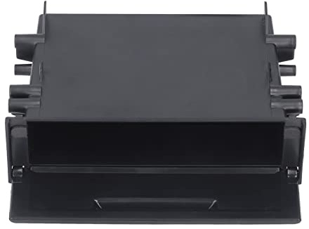 Universal Din-Blende Mit Herausziehbarem Ablagefach,Einzel-Din-Aufbewahrung,Auto CD Aufbewahrungskoffer,1 Din Autoradio Aufbewahrungsbox Multi-Anwendung ABS Innen Organizer Ersatz