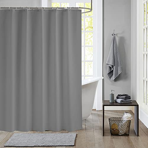 meioro Solide Farbe Duschvorhänge,Wasserdicht PEVA Duschvorhang mit Duschvorhangringen,wasserdichte und Schimmelresistent Badvorhang Shower Curtains Badezimmer Badewannen(Breite 240cm x Höhe 180cm)