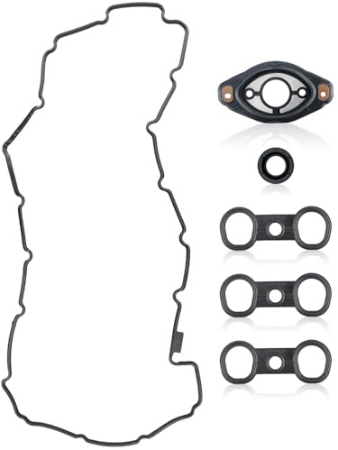 CARBBIA 11127552280 Engine Valve Cover Gasket Set 2007-2013 Compatible with 328i Compatible with 528i Compatible with X3 Compatible with X5 Compatible with Z4 2.0/3.0L 11127559699