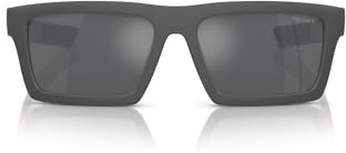 Prada Linea Rossa SPS 02ZSU, mattgrau/silbergrau, 55/18/140 Herren Sonnenbrille, GRAU