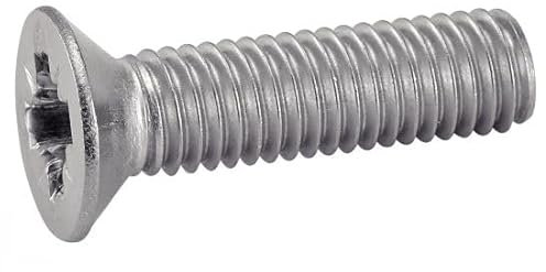 ACTON Vis à métaux tête fraisée pozidrive - Inox A4 4x25 mm - Boîte de 200 - Vis, pointes, boulons