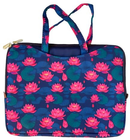 Yumbox Poche - Fiambrera térmica con asas y bolsillos exteriores (flor de loto)
