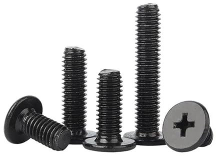 Kreuzschlitzschraube M1,6-M4, dünne flache Flachkopfschraube, 100 Stück, M2X4mm