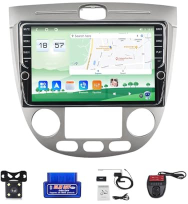 Autoradio 2 DIN Bluetooth 5.0 Android 12 Stereo per Buick Excelle Hrv 2004-2013,Auto Player Digitale con Touchscreen da 9,Carplay Android Auto Supporta SWC RDS/FM AM Radio/GPS/Dab+(B,K600S)