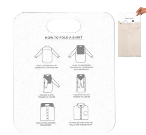 Kreative Kleidung Faltbrett -Faltbrett Für Kleidung Hemd Für Erwachsene, Wäsche-Faltbrett Falthilfe, Wäsche-Organizer, Faltbrett Für Kleidung T Shirt, Einfach Und Schnell Für Die Organisation Zu Hause
