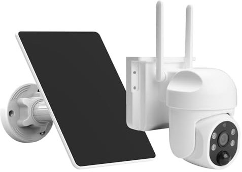 LIFEMOI 4G LTE Cellular Outdoor Wireless Security Camera, No Wi-Fi Required, Solar Powered, PIR IR Motion Sensor, 2K HD Full Colour Night Vision, 3MP Pixels, Bi-Directional Audio, Built-in SIM Card