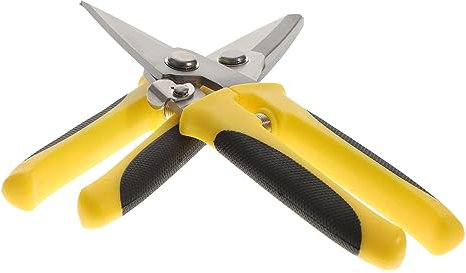 DIYEAH 2piezas Tijeras Electrónicas De Cabeza Recta Cortador De Metal Herramienta De Corte De Metal Cortador De Alambre De Alta Resistencia Para Cortar Chapa Metálica