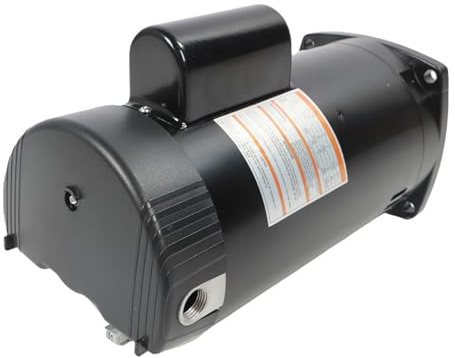 Fafeicy 1.5 Horsepower Flange Pool Pump Motor, Alloy Steel, Powerful Performance, 3450RPM, Ideal for Swimming Pools and Spas