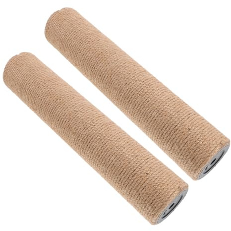 WEKADRIN 2 Stück Ersatz Kratzstämme aus Robustem Sisal 40cm für Katzenkratzbaum Selbstgemacht Zubehör Platzsparend und Austauschbar