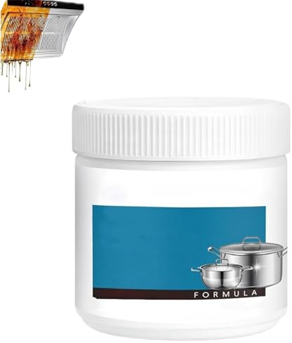 Pâte De Dissolvant De Résidus Brûlés Puissante Pour Casseroles,Nettoyant Anti-Rayures En Acier Inoxydable,Film De Nettoyage Noir Pour Fond De Casserole,Dégraissante Robuste,élimine La Graisse (1PC)