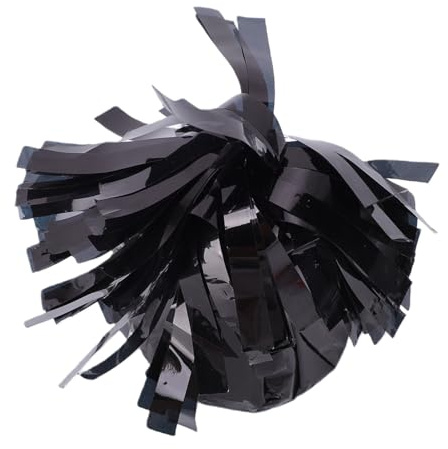 ZASCHMOY Kraftiga Aluminiumfolieballongvikter Metalliska Ballongankare Set med 6 Säkra Ballonghållare för Bröllopsfestdekorationer (BLACK)