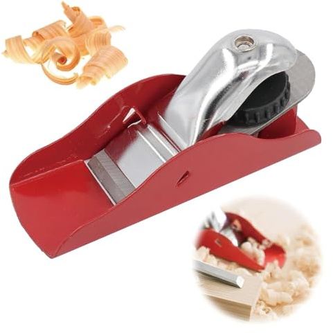 Wood Plane, Wood Planer for Doors, Woodworking Hand Planer, Door Planer Stainless Steel Hand Planers, Manual Wood Planer Adjustable Hand Tools for Planning Carving Edge Rounding Wood DIY Crafting