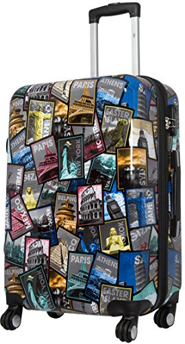 Bowatex Mittlerer New All City 67 cm Reisekoffer 80 Li Motiv Trolley mit Bilder