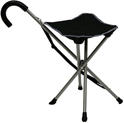 JEF World of Golf Folding Sports Seat, Black (JR972)